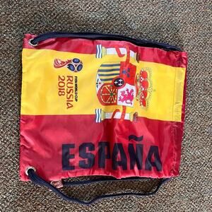 ⚽️ FIFA Russia 2018 Spain Espana drawstring backpack bag soccer football flag
